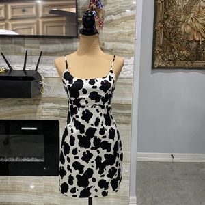 Wild Fable cow print XS mini dress. Spaghetti strap.